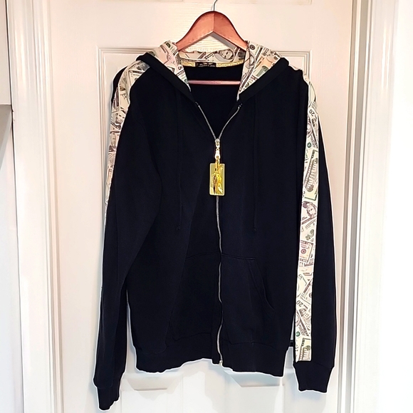 Robin's Jean XL Money Contrast Hoodie Jacket - Picture 3 of 6